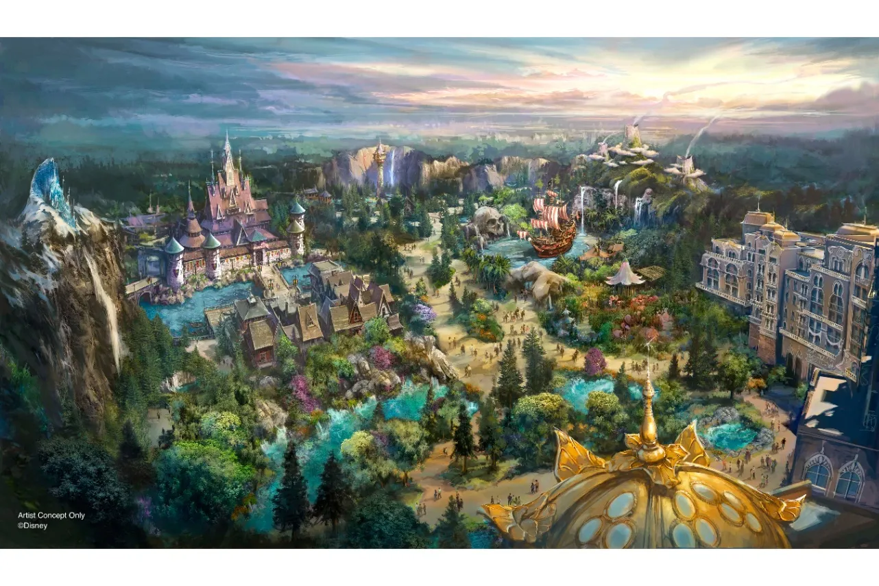 ▲「ファンタジースプリングス」全景　※イメージ ©Disney
