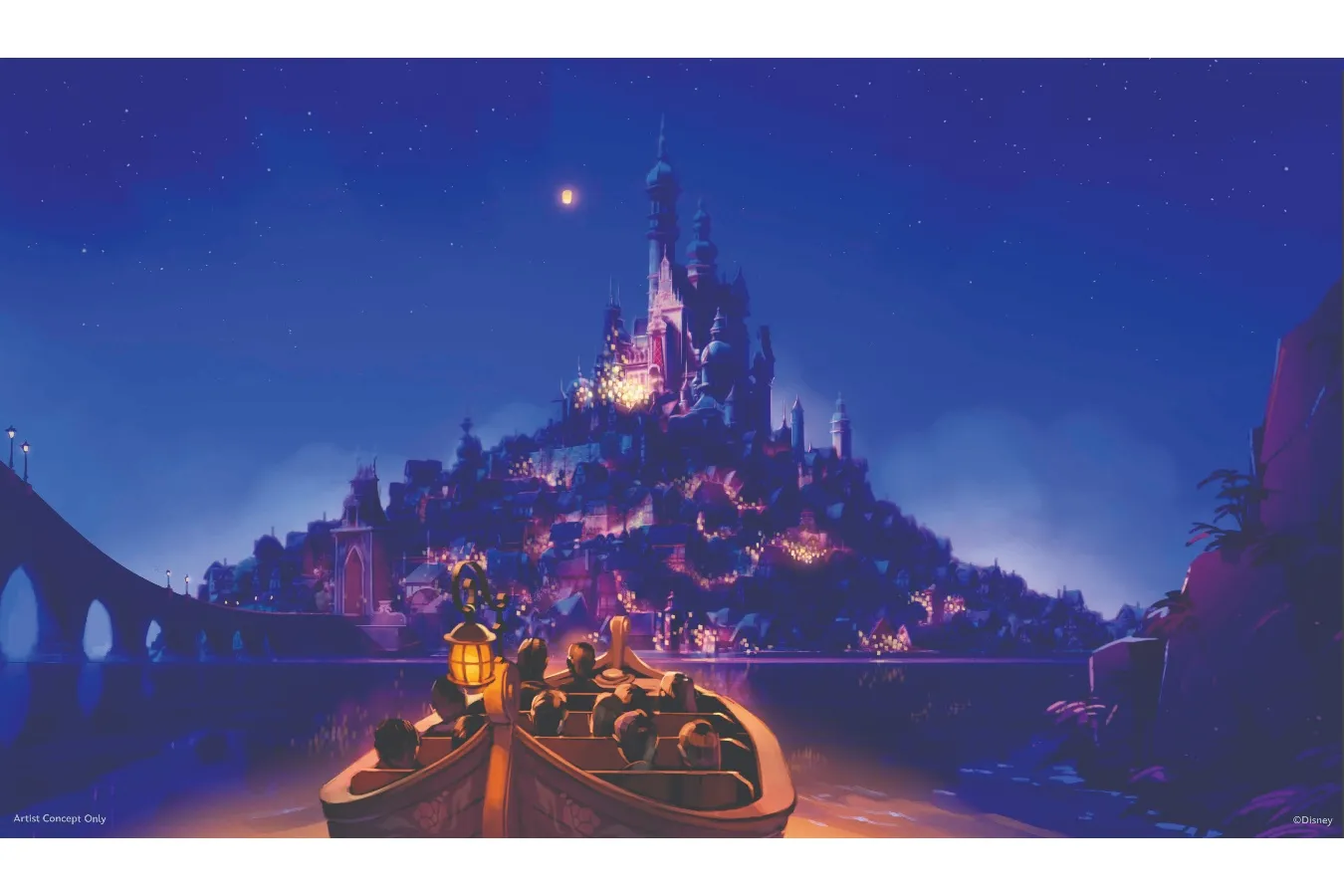 ▲「ラプンツェルのランタンフェスティバル」の内観　※イメージ ©Disney