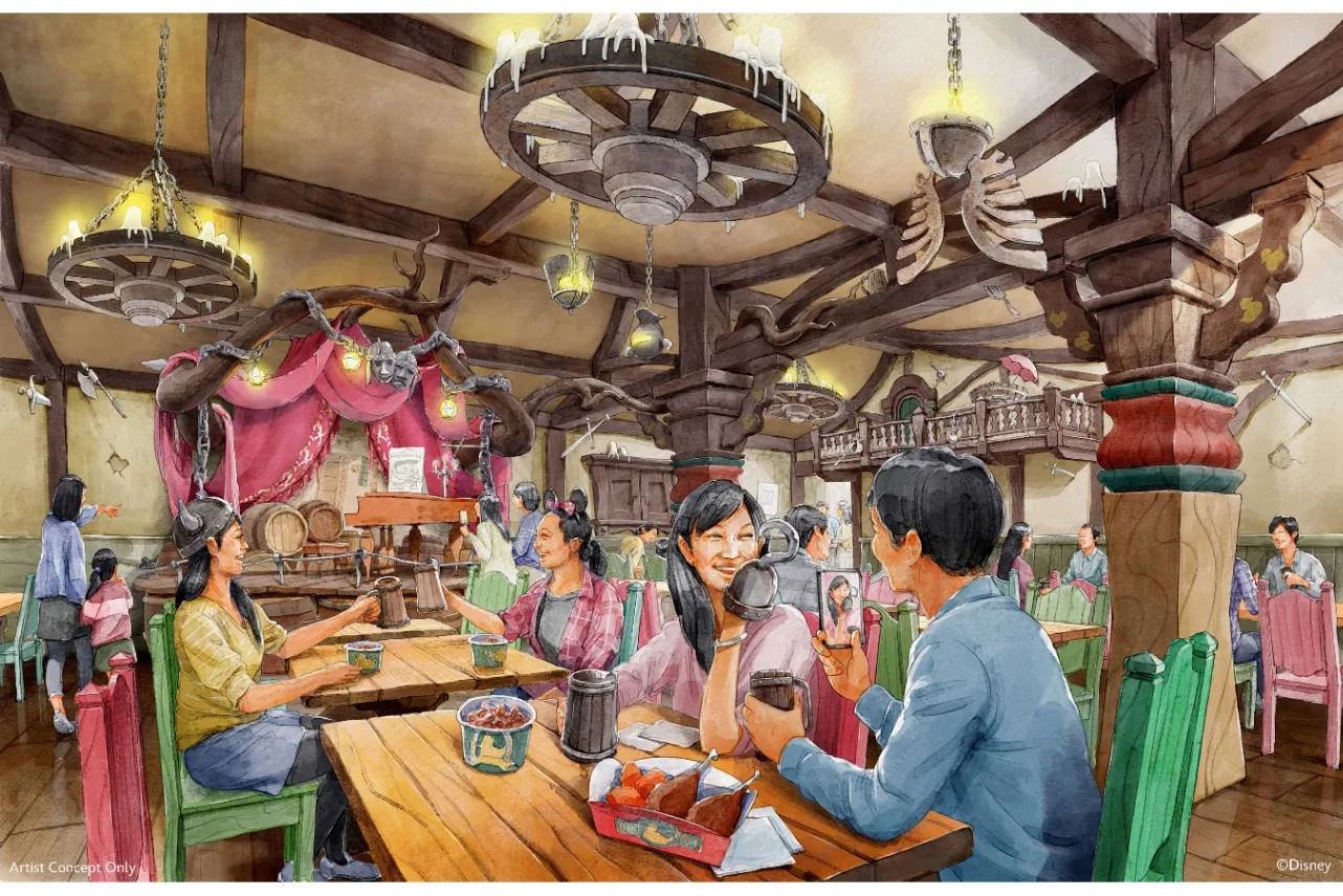 ▲「スナグリーダックリング」の内観　※イメージ ©Disney