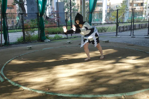 「一人相撲」と言いたいがために、一人で相撲をしに行ってきた