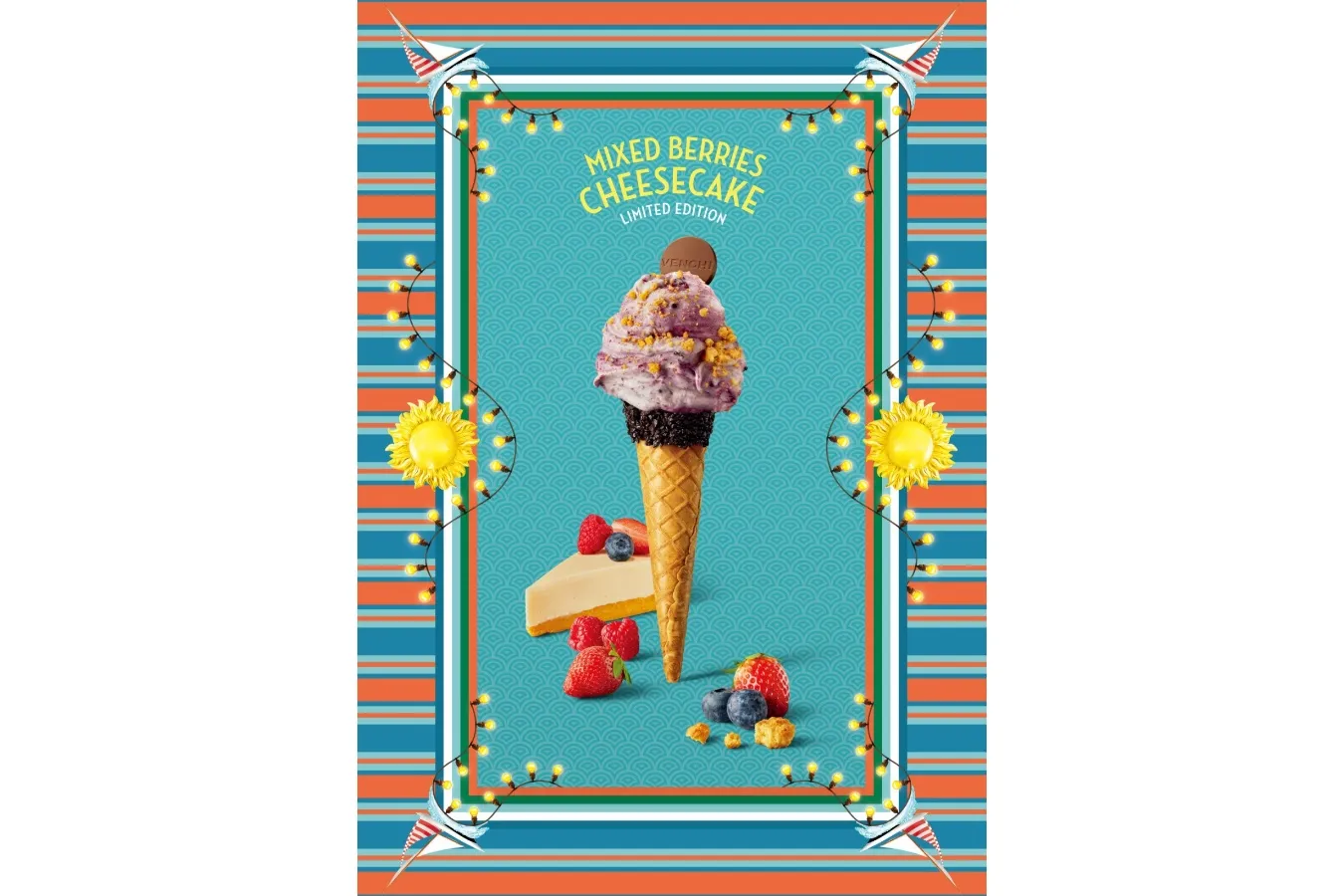 ▲「ミックスベリーチーズケーキ」