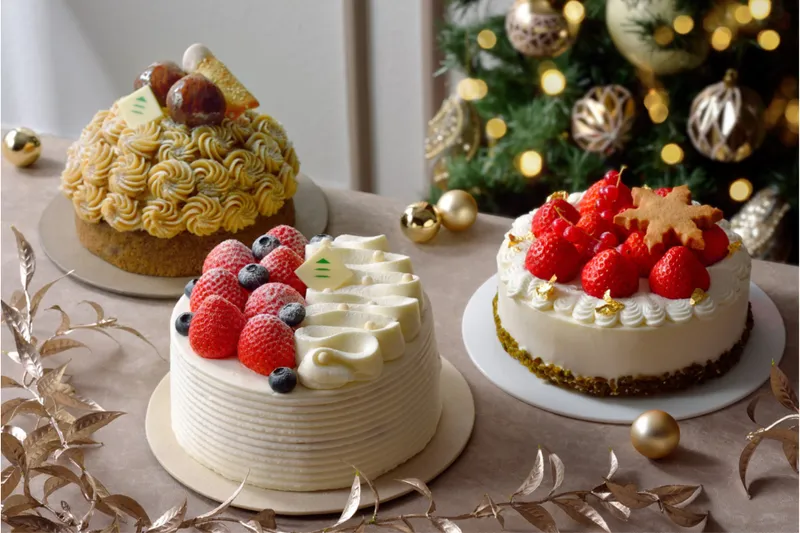【ホテル椿山荘東京】25年クリスマスケーキが登場！厳選食材の“極”ショートケーキなど