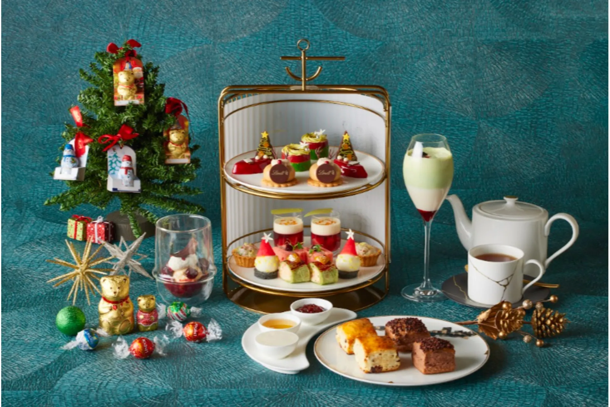 【ウェスティンホテル横浜×リンツ】チョコたっぷりのクリスマスアフタヌーンティー