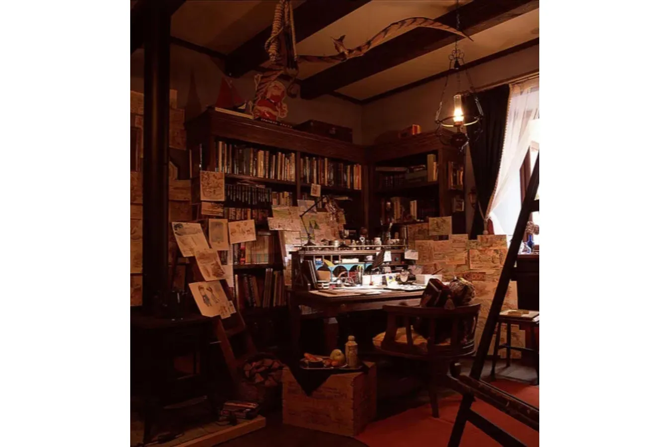 ▲常設展示室　(C) Museo d'Arte Ghibli