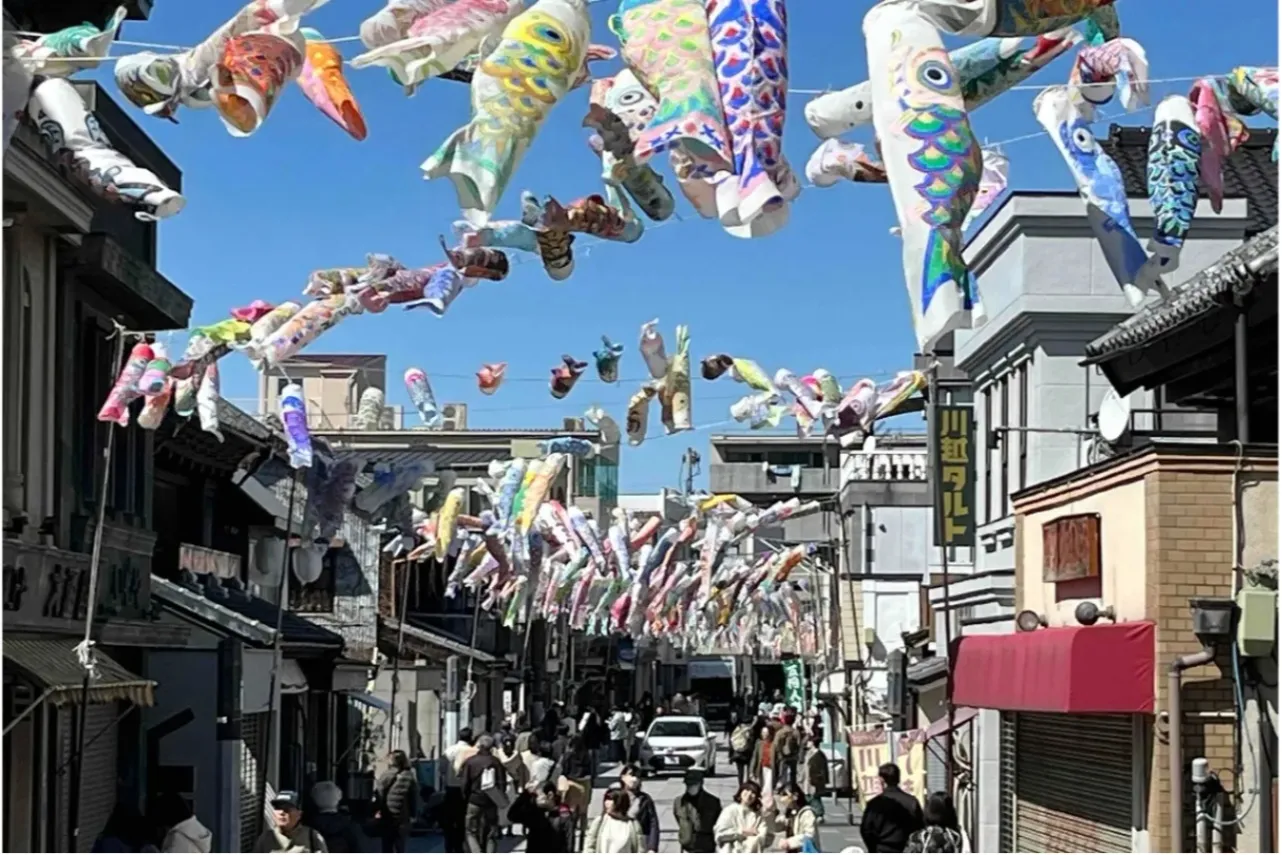 ▲「およげ鯉のぼくん」イベント時の様子