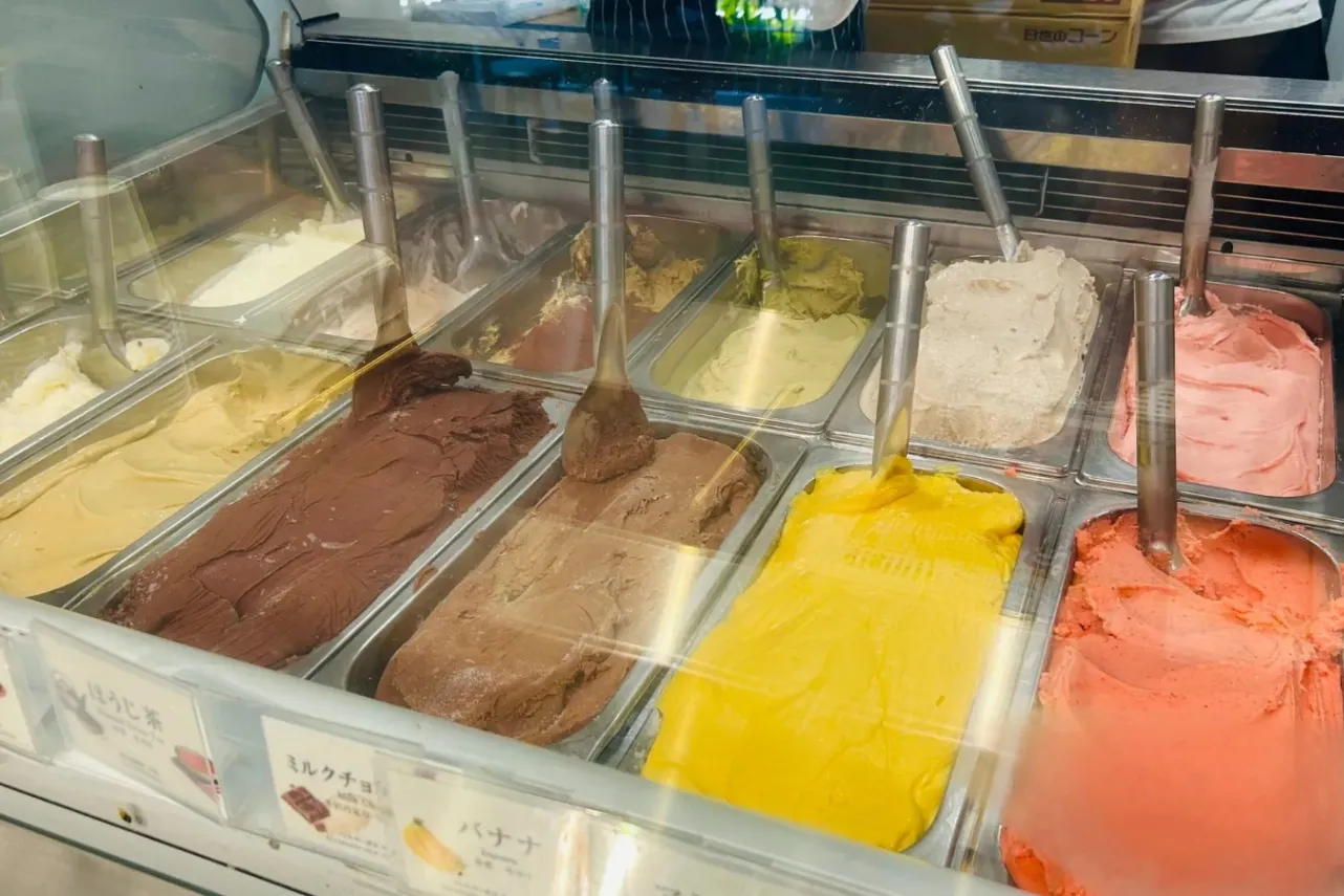 ▲Giolitti 東急プラザ原宿ハラカド ショーケース（撮影：レッツエンジョイ東京編集部）