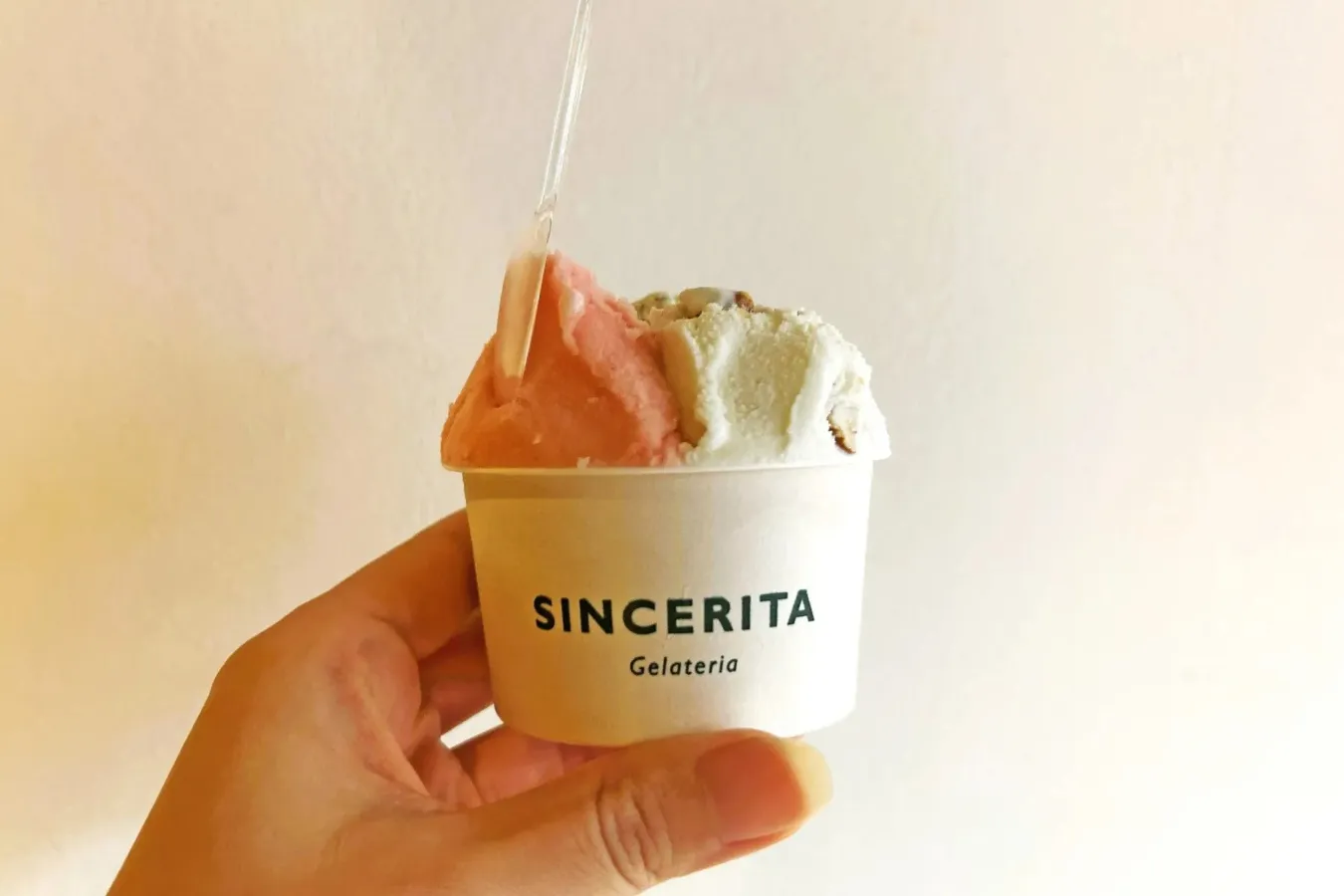 ▲Gelateria SINCERITA ジェラート例（撮影：レッツエンジョイ東京編集部）
