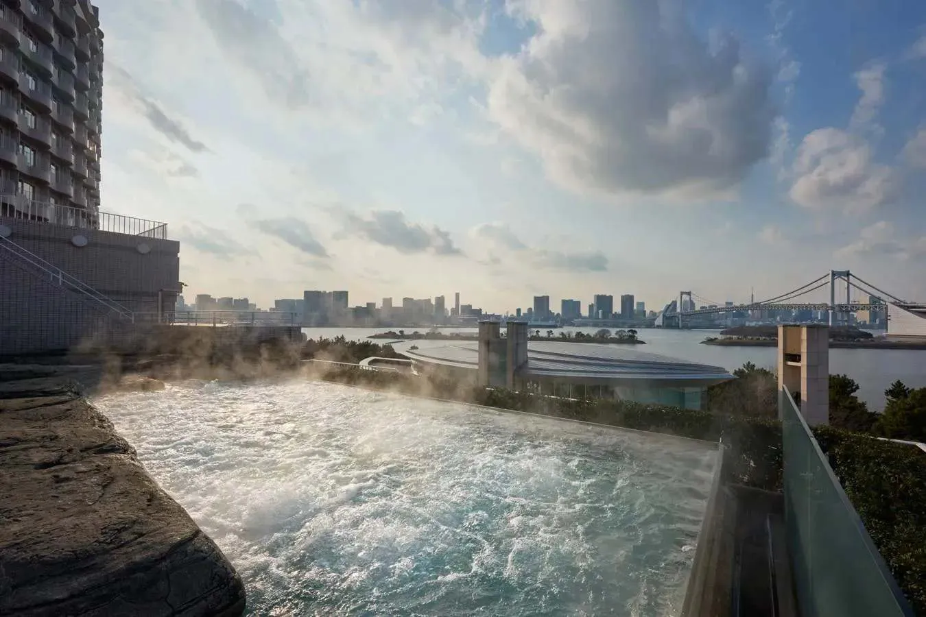 ▲屋外ジェットバス