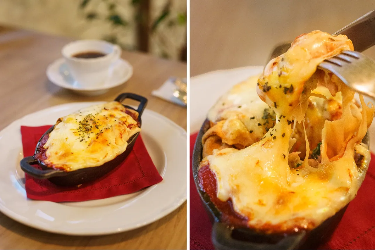 ▲「とろーりトマトグラタンクレープ」