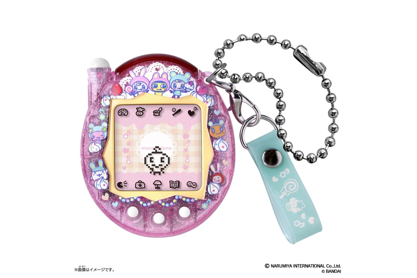 ▲「たまごっち コネクション メゾ ピアノ たまごっちこらぼれーしょん」©BANDAI