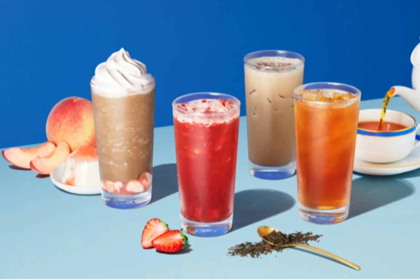 【スターバックス ティー & カフェ】“アール グレイ”フラペチーノが登場！ピーチジュレ入り_1598444