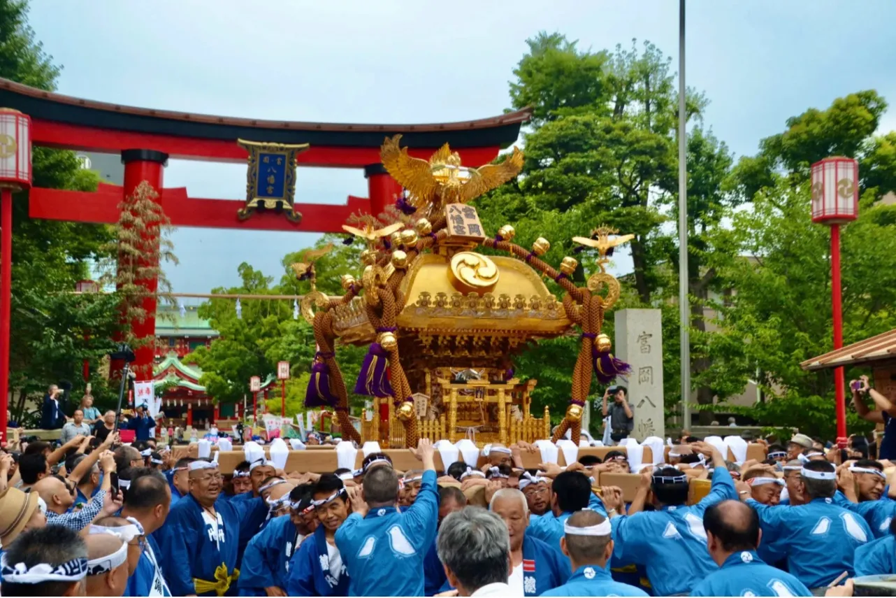 ▲二ノ宮神輿渡御