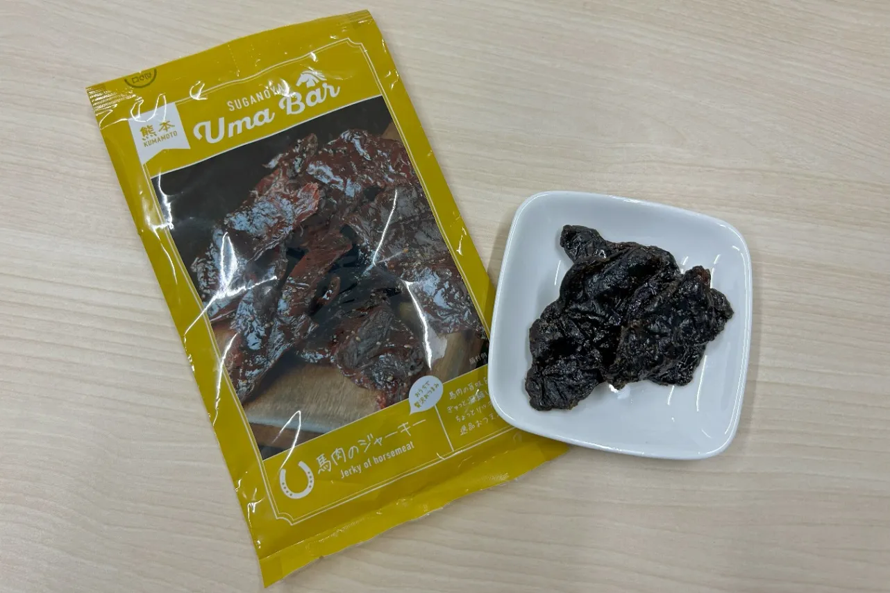 ▲UmaBar「馬肉のジャーキー」