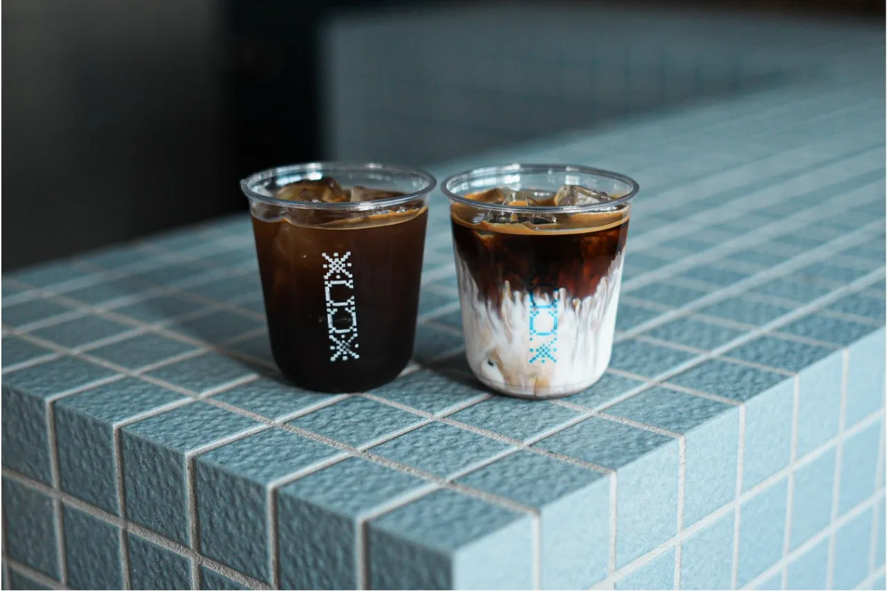 ▲左から「アメリカーノ」「カフェラテ」