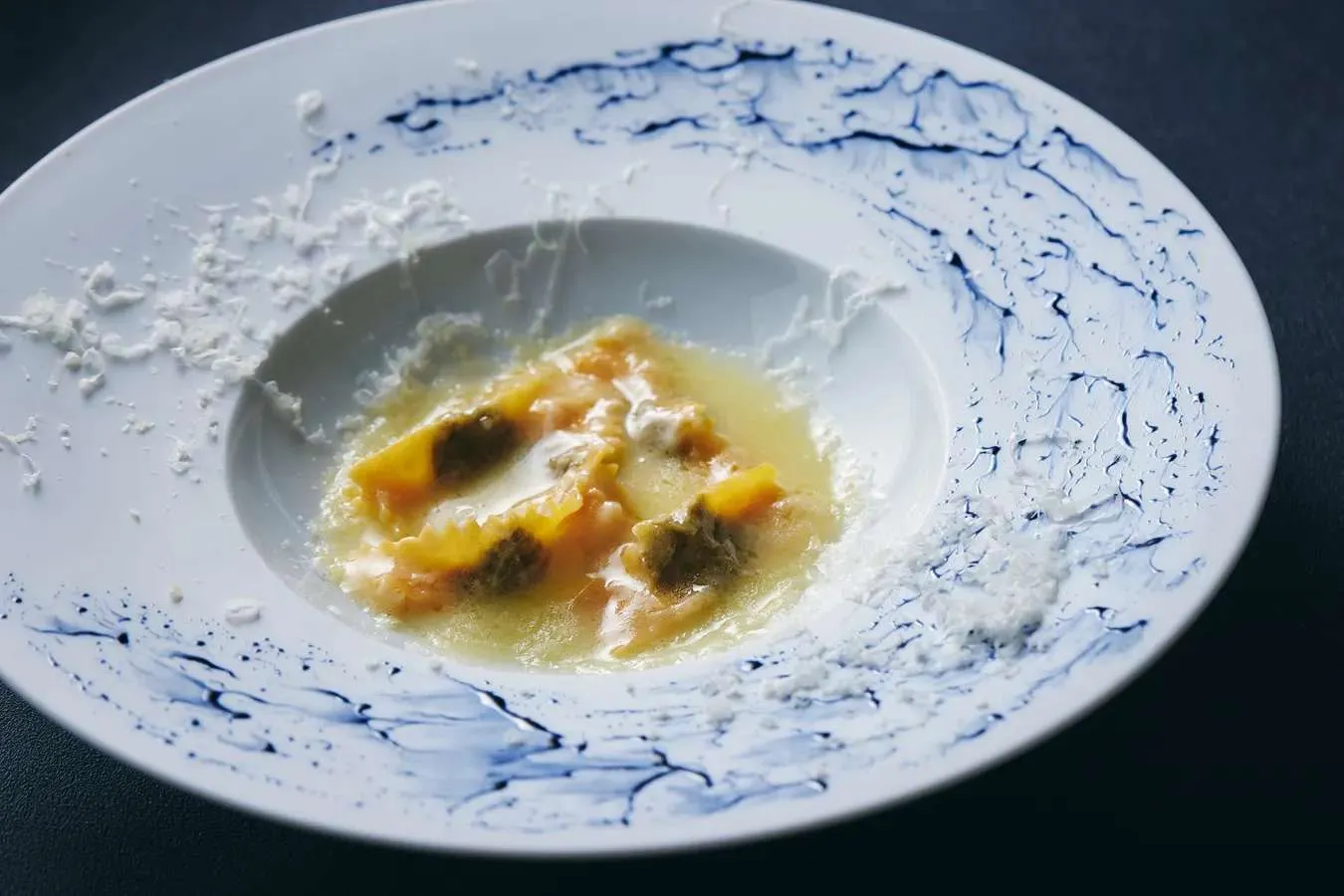 ▲パスタ料理「アニョロッティ ダル プリン」