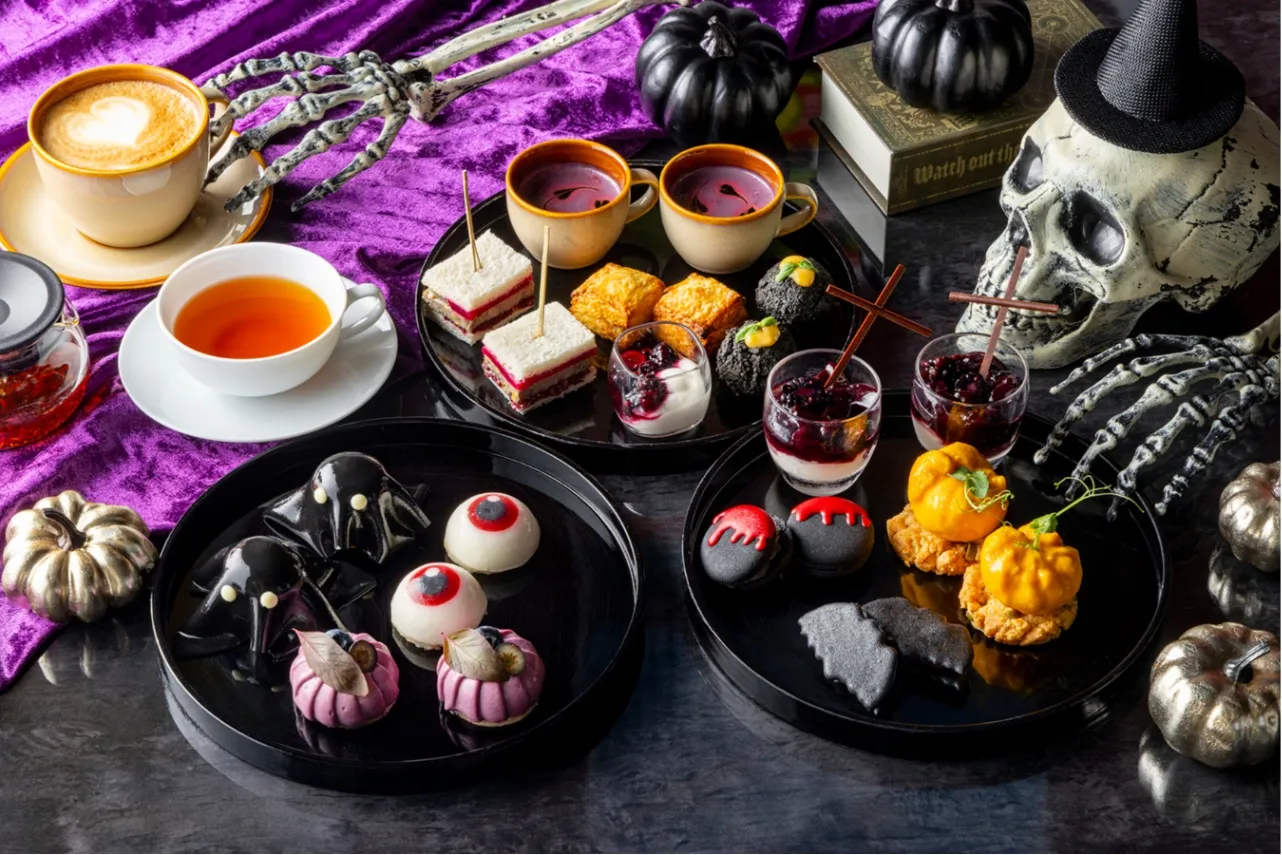 ブラックカラーに染まったハロウィンアフタヌーンティーが登場！「プルマン東京田町」で_2805439