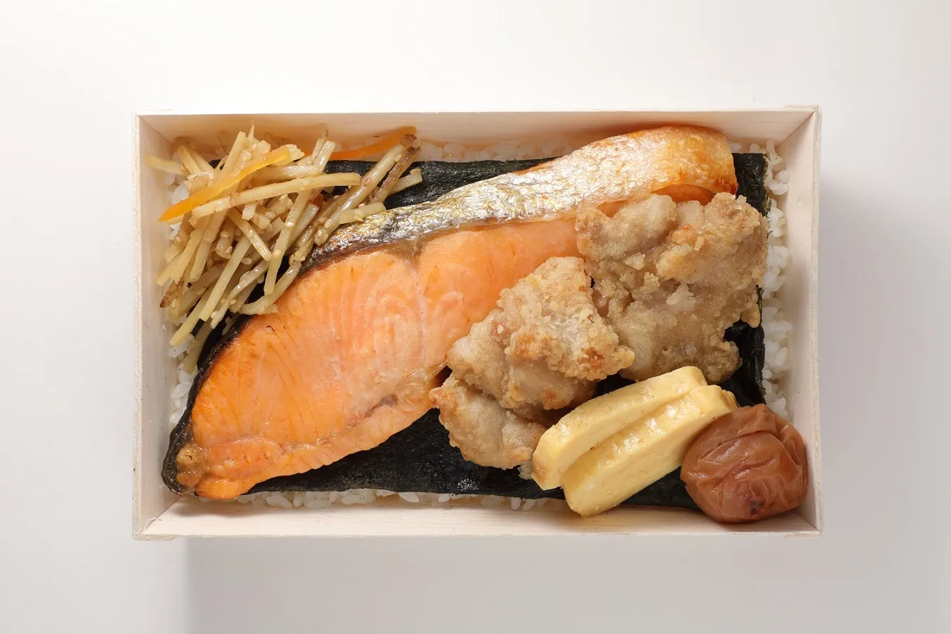 ▲「旅海苔弁 -銀鮭塩焼-」（1,150円）