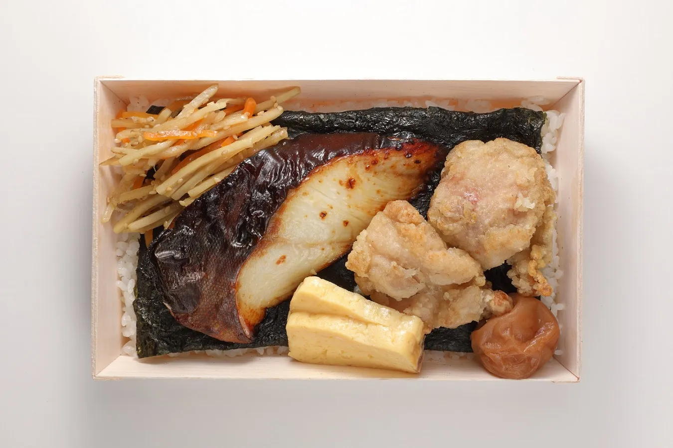 ▲「旅海苔弁 -銀鱈西京焼-」（1,280円）