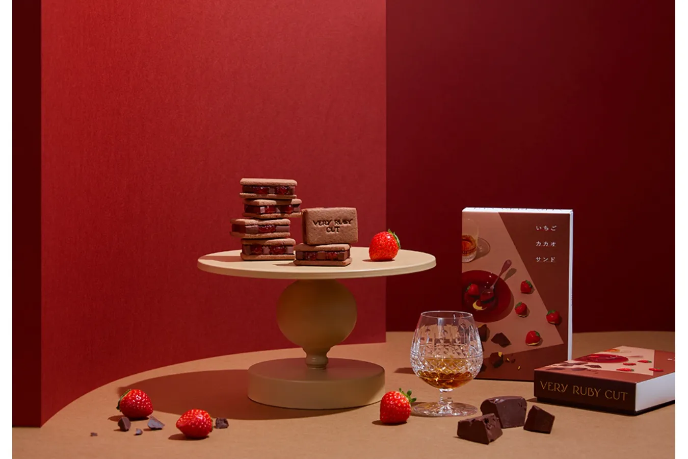 ▲「いちごカカオサンド」