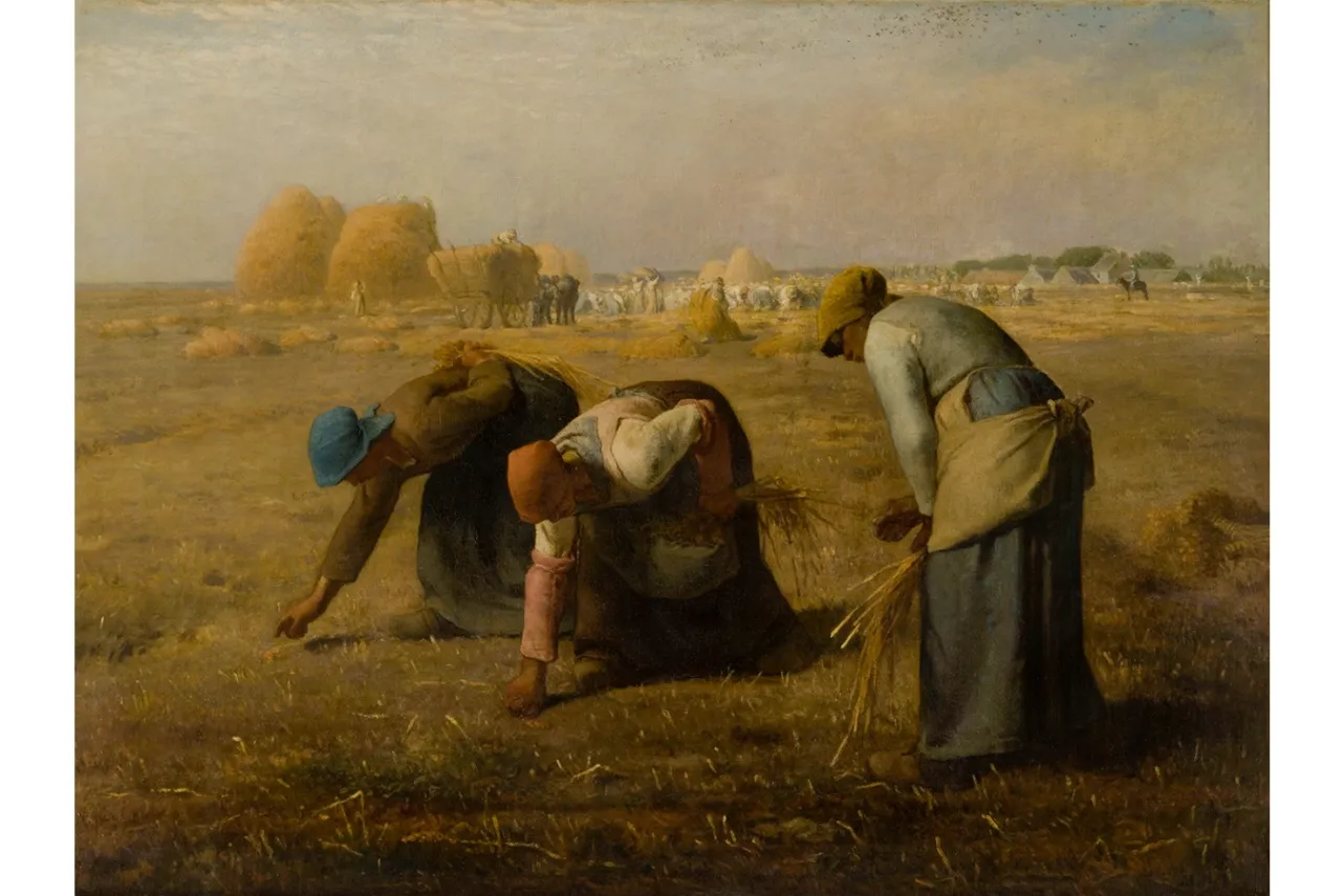 ジャン=フランソワ・ミレー《落穂拾い》1857年（c）Musée d'Orsay,Dist.GrandPalaisRmn / Patrice Schmidt /distributed by AMF