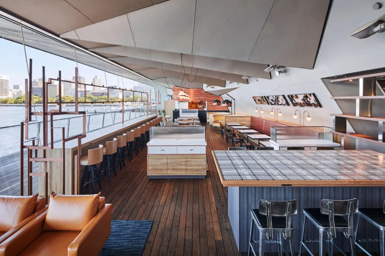 ▲「cafe&dinnig blue terminal」