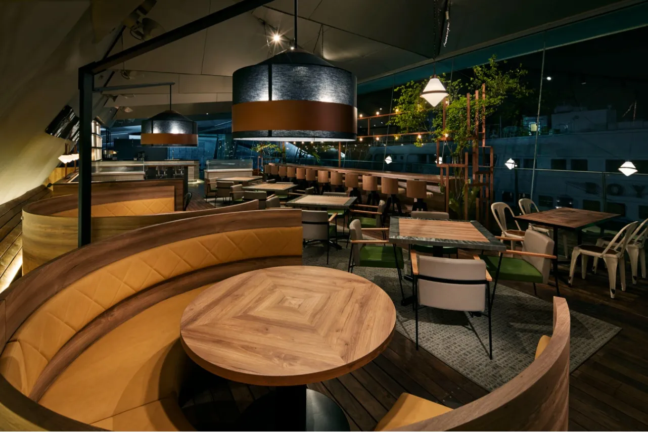 ▲「cafe&dinnig blue terminal」
