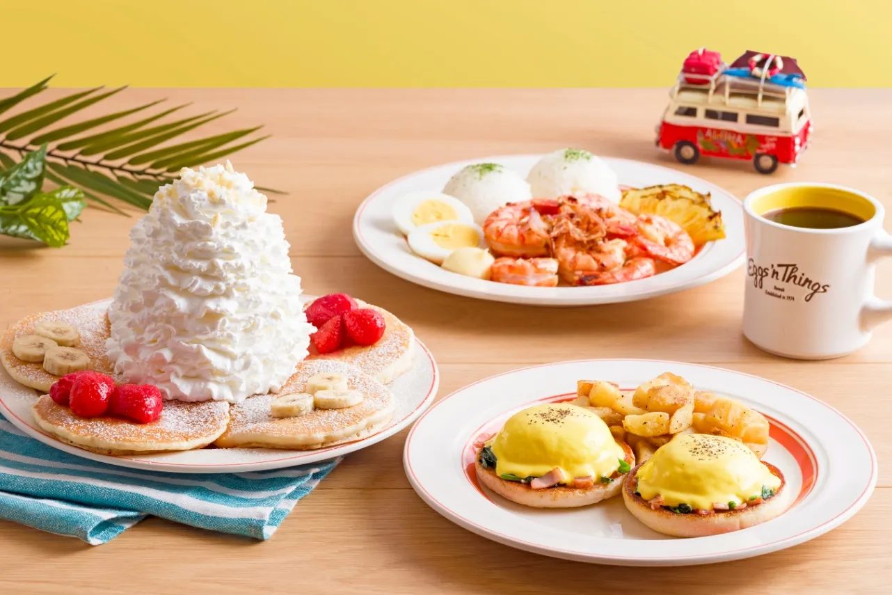 店舗限定メニューも！ハワイアンレストラン「エッグスンシングス