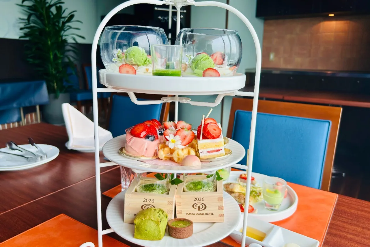 ▲「ストロベリー＆抹茶アフタヌーンティー」※2名分