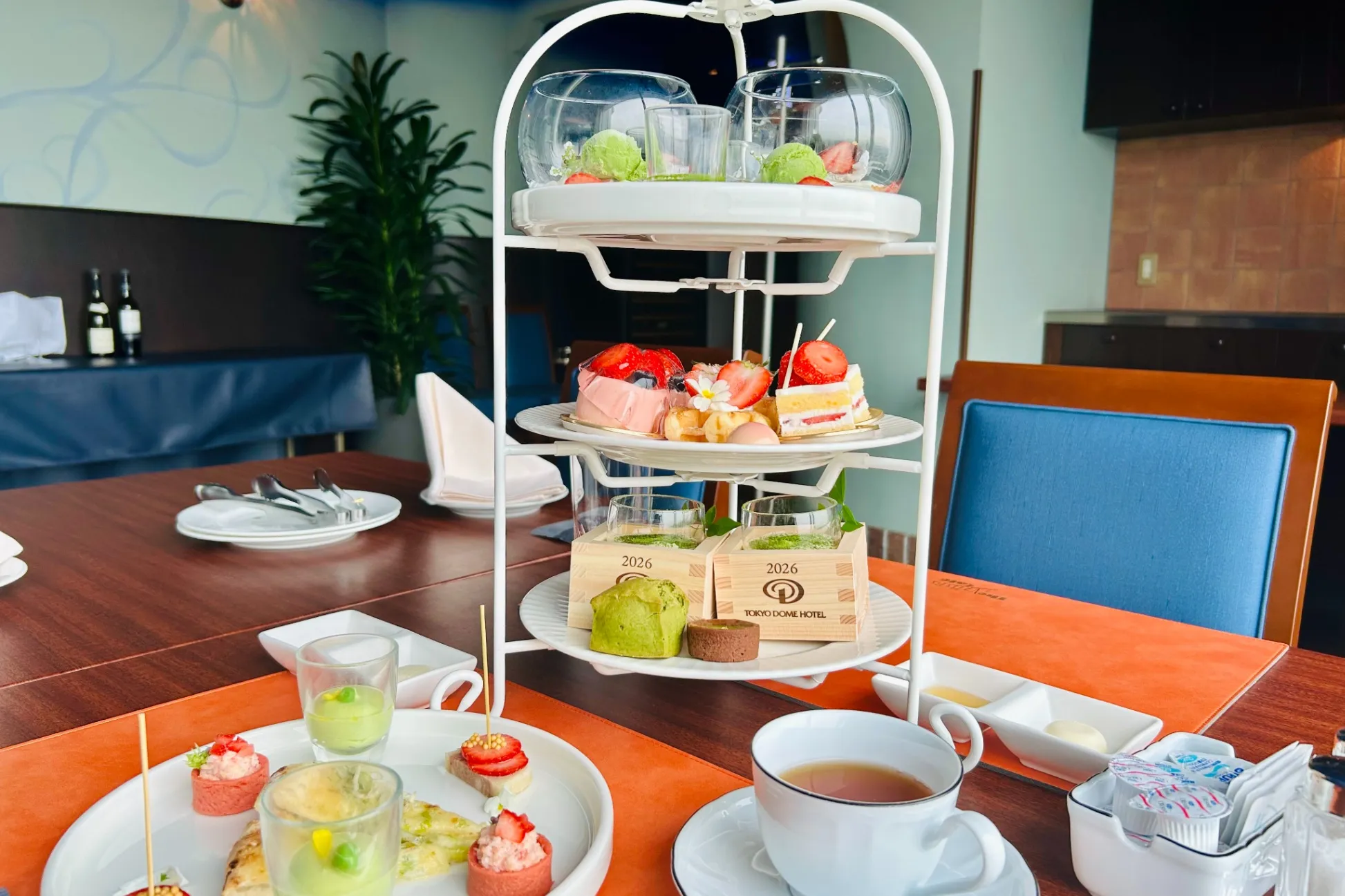 【東京ドームホテル】イチゴ＆抹茶を楽しむ和モダンアフタヌーンティー体験レポ！