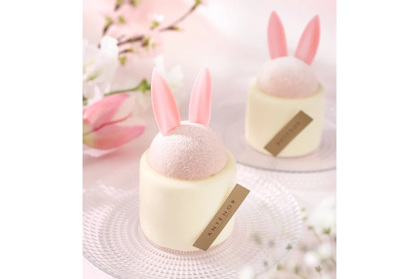 ▲「春うさぎのレアチーズ」
