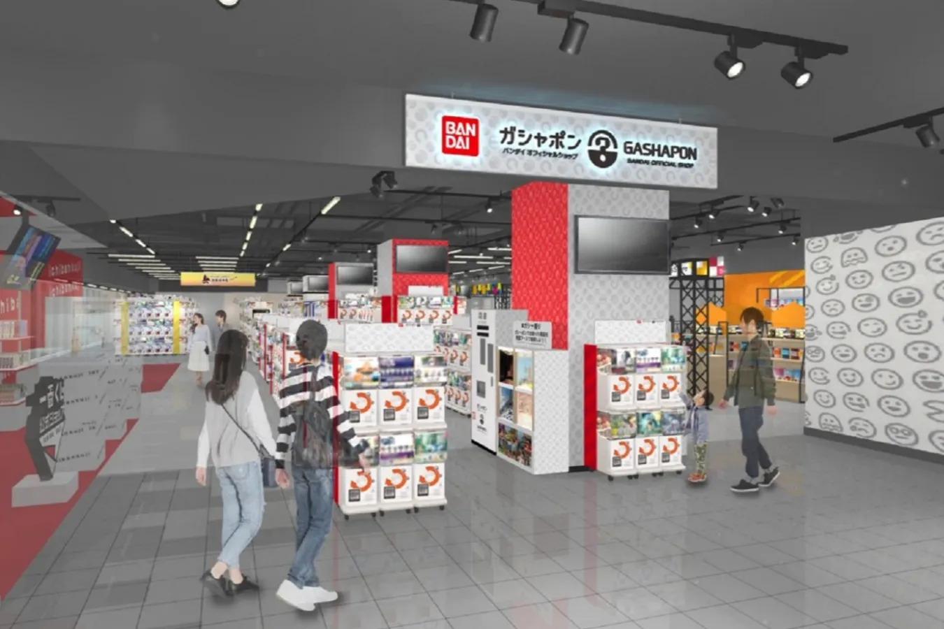 ▲最新のガシャポン情報を発信する「ガシャポンバンダイオフィシャルショップ 池袋店」
