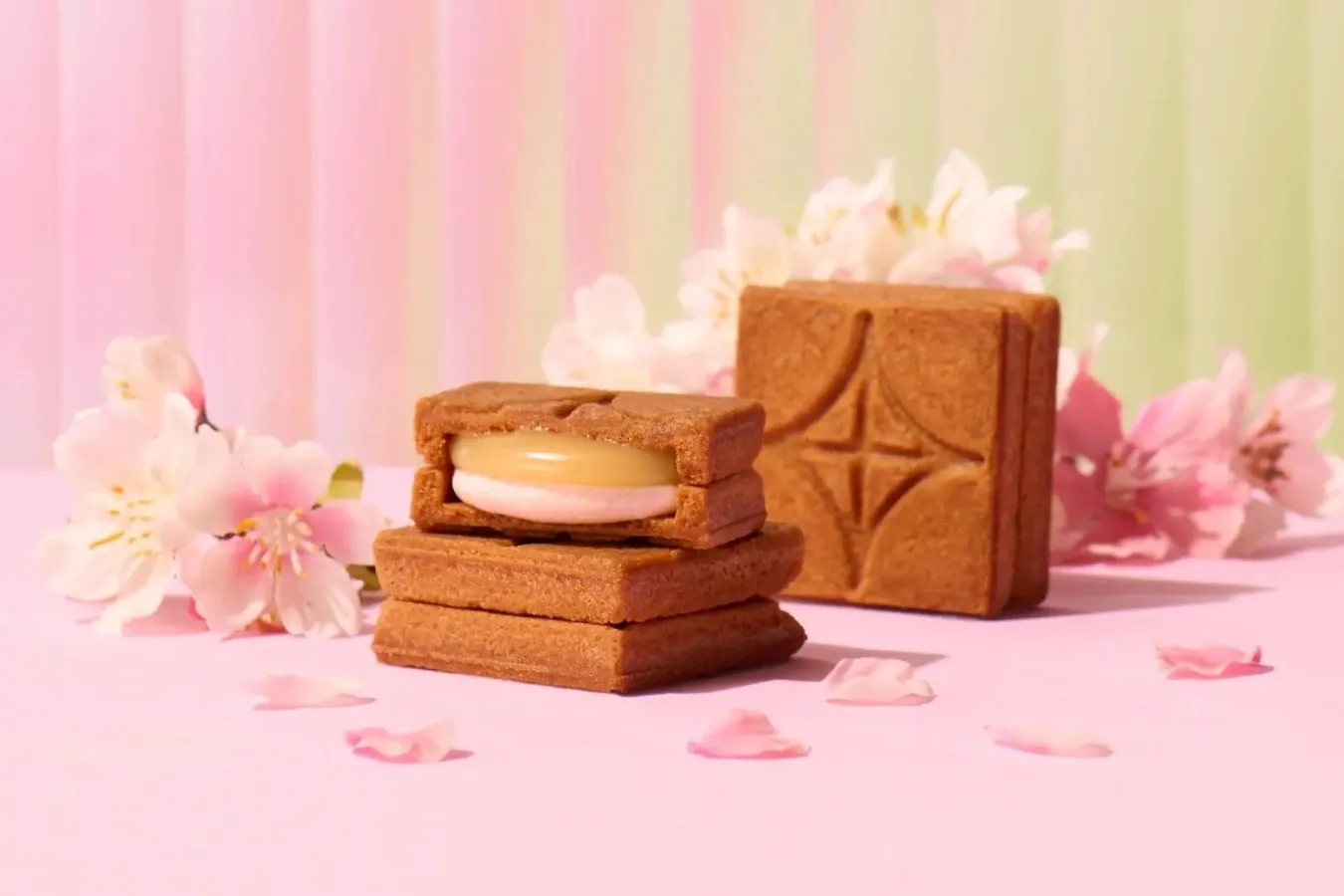 ▲「バターサンド〈桜〉」