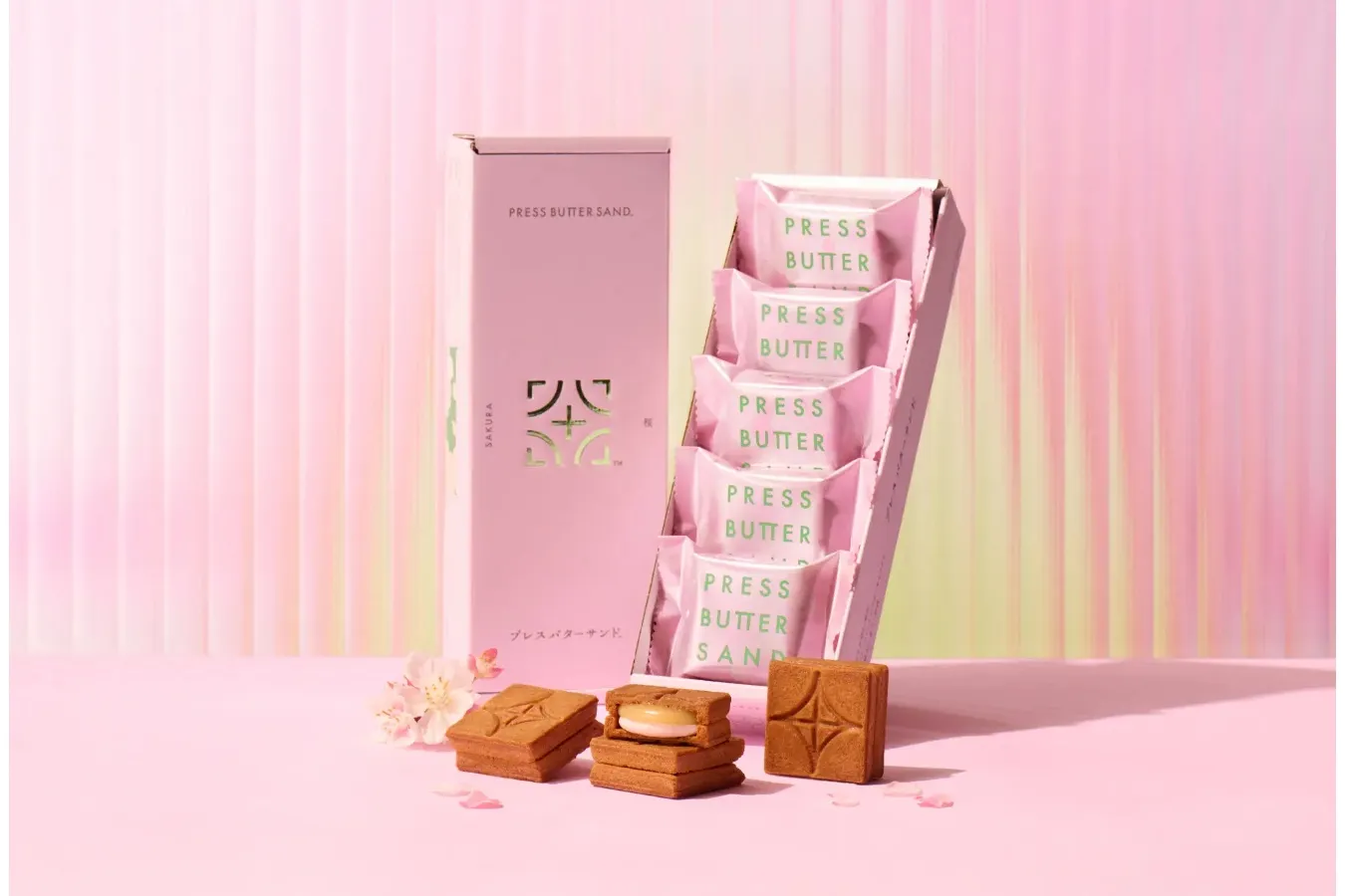 ▲「バターサンド〈桜〉」