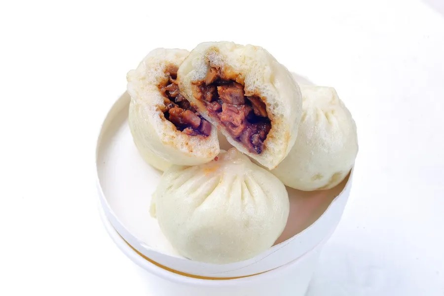 ▲キノコ肉パオズ