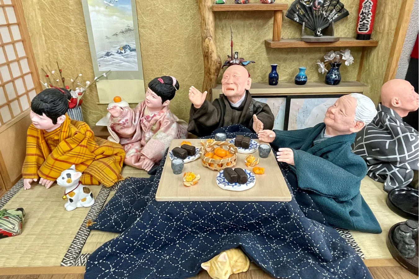 本人そっくり！有名人やリアルな高齢者がいっぱいの谷中「指人形笑吉」_466940