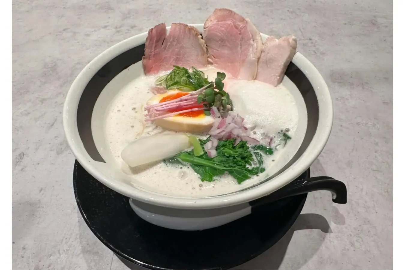 ▲「限定 鶏白湯ラーメン」(1,280円)