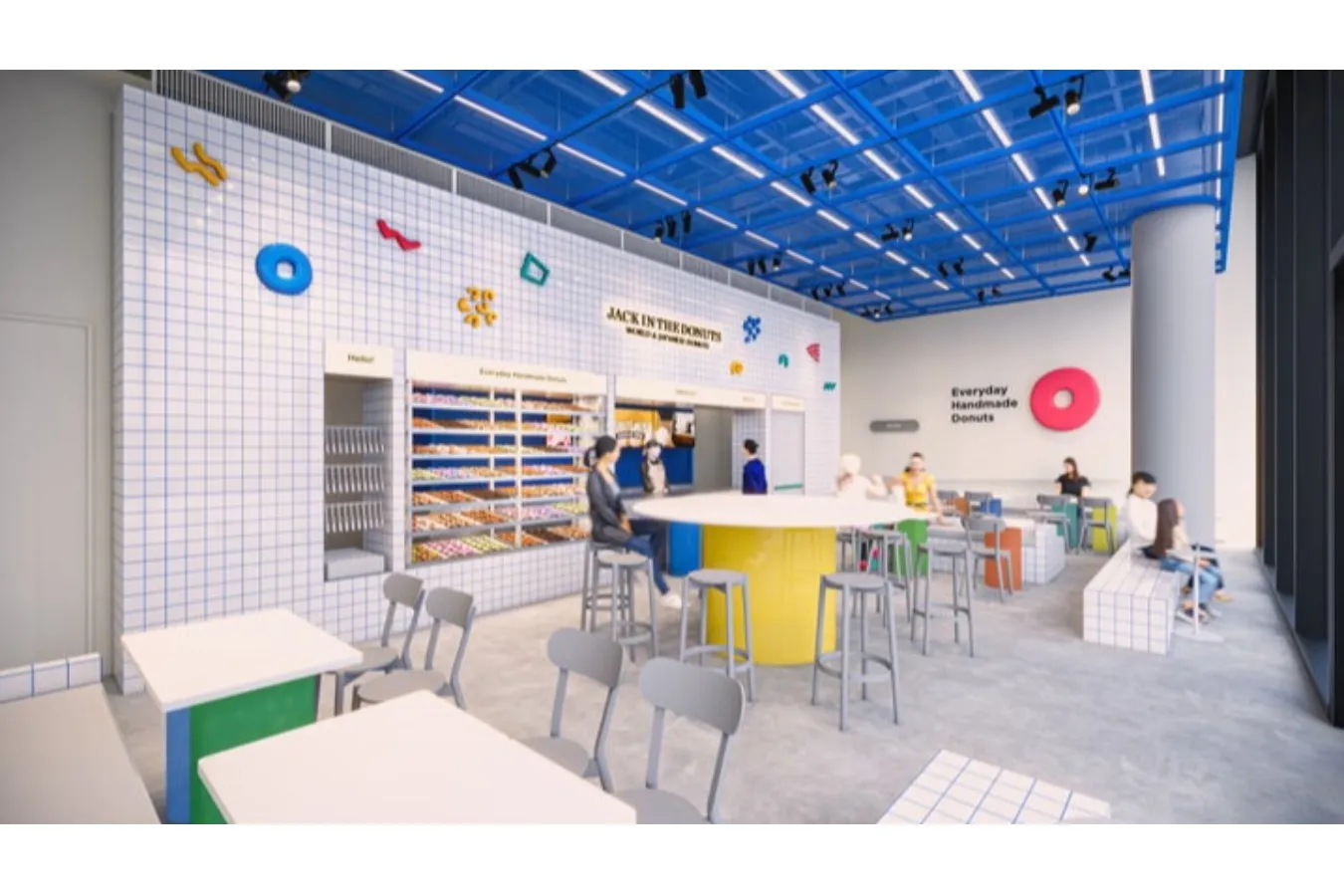 ▲「JACK IN THE DONUTS 東京ドリームパーク店」