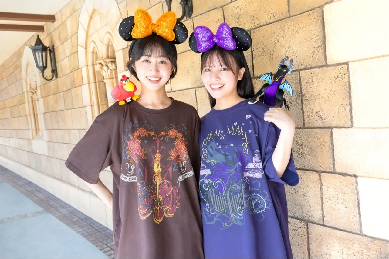 ▲「カチューシャ」(2,000円)、「くっつきぬいぐるみ」(2,500円)、「Tシャツ」(3,900円)(C)Disney