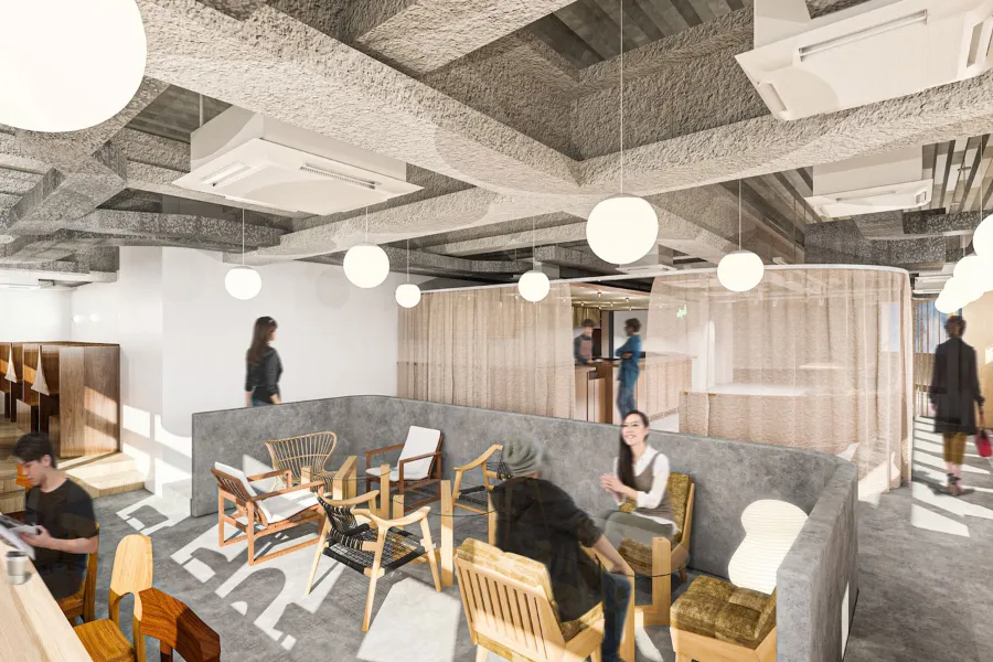 下北沢駅前の複合施設「（tefu） lounge」2022年1月オープン