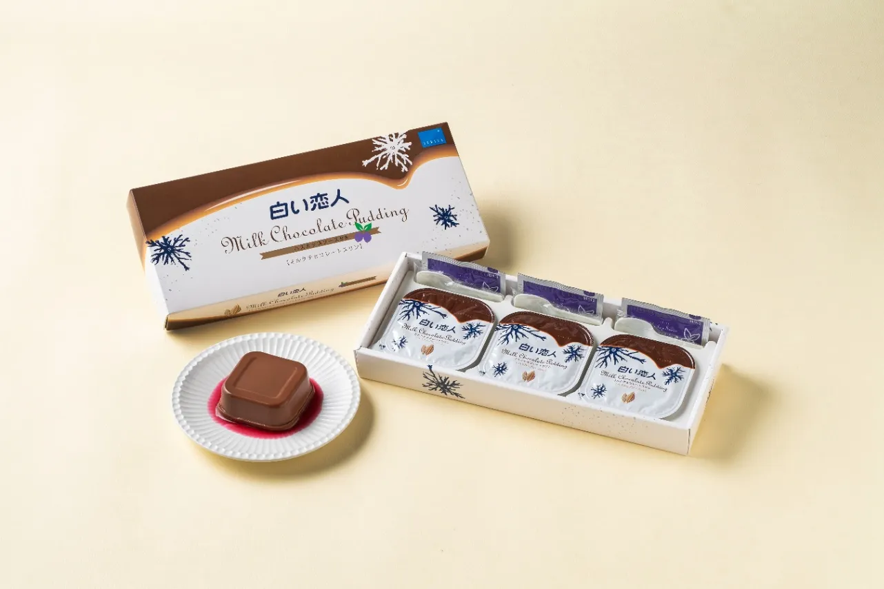 「白い恋人」のチョコレートを使用したミルクチョコレートプリンが新登場！_1458442