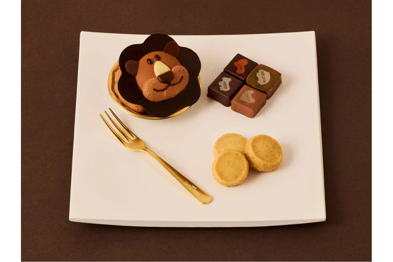 ▲「らいおんくんケーキセット」