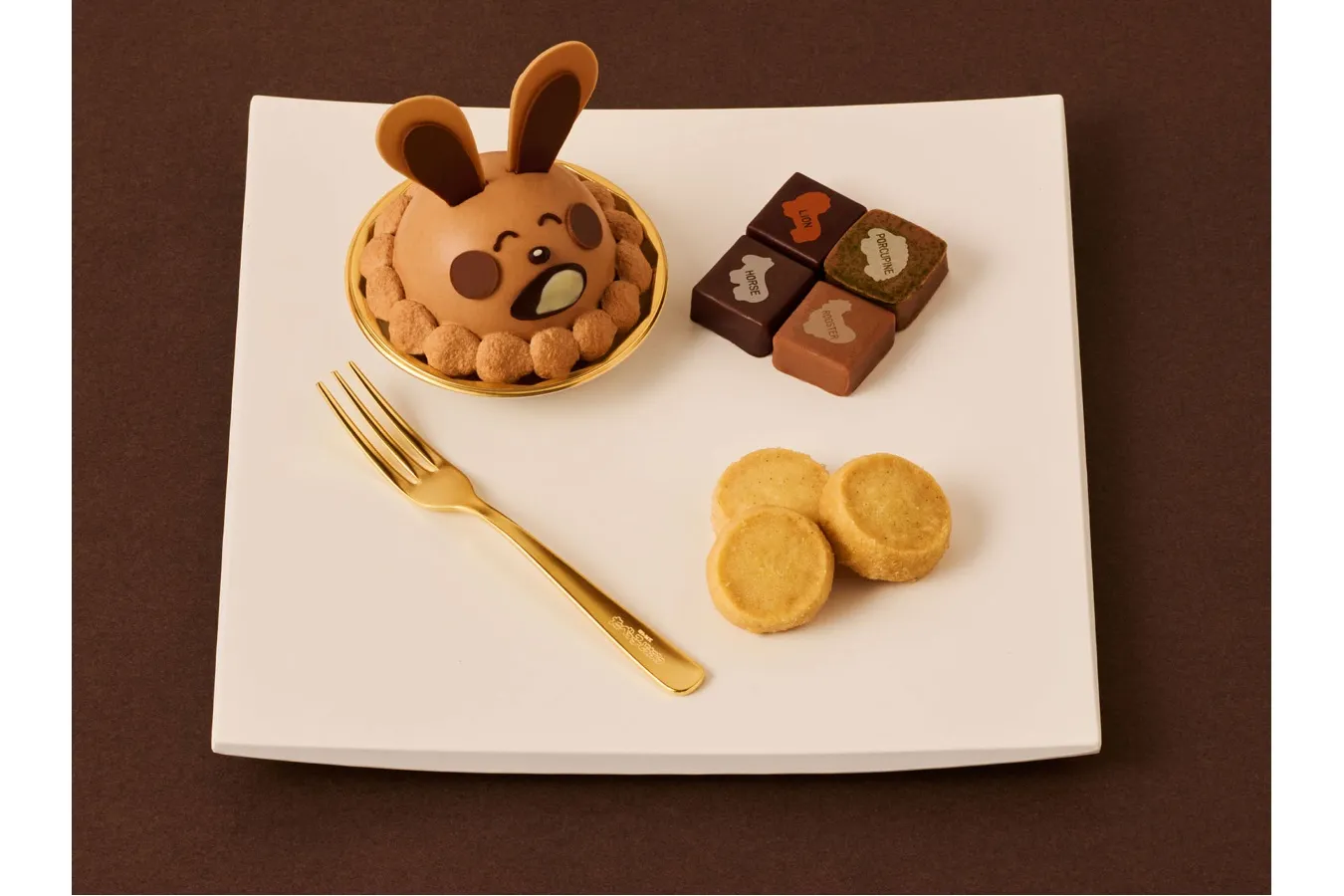 ▲「うさぎさんケーキセット」