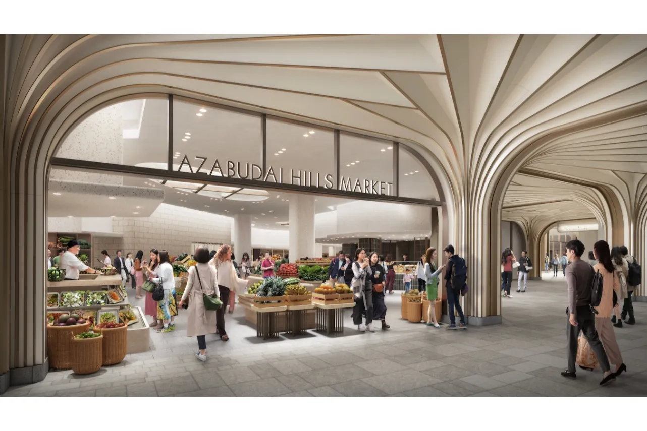 ▲「麻布台ヒルズマーケット」©DBOX for Mori Building Co., Ltd. - Azabudai Hills（写真提供：麻布台ヒルズ）