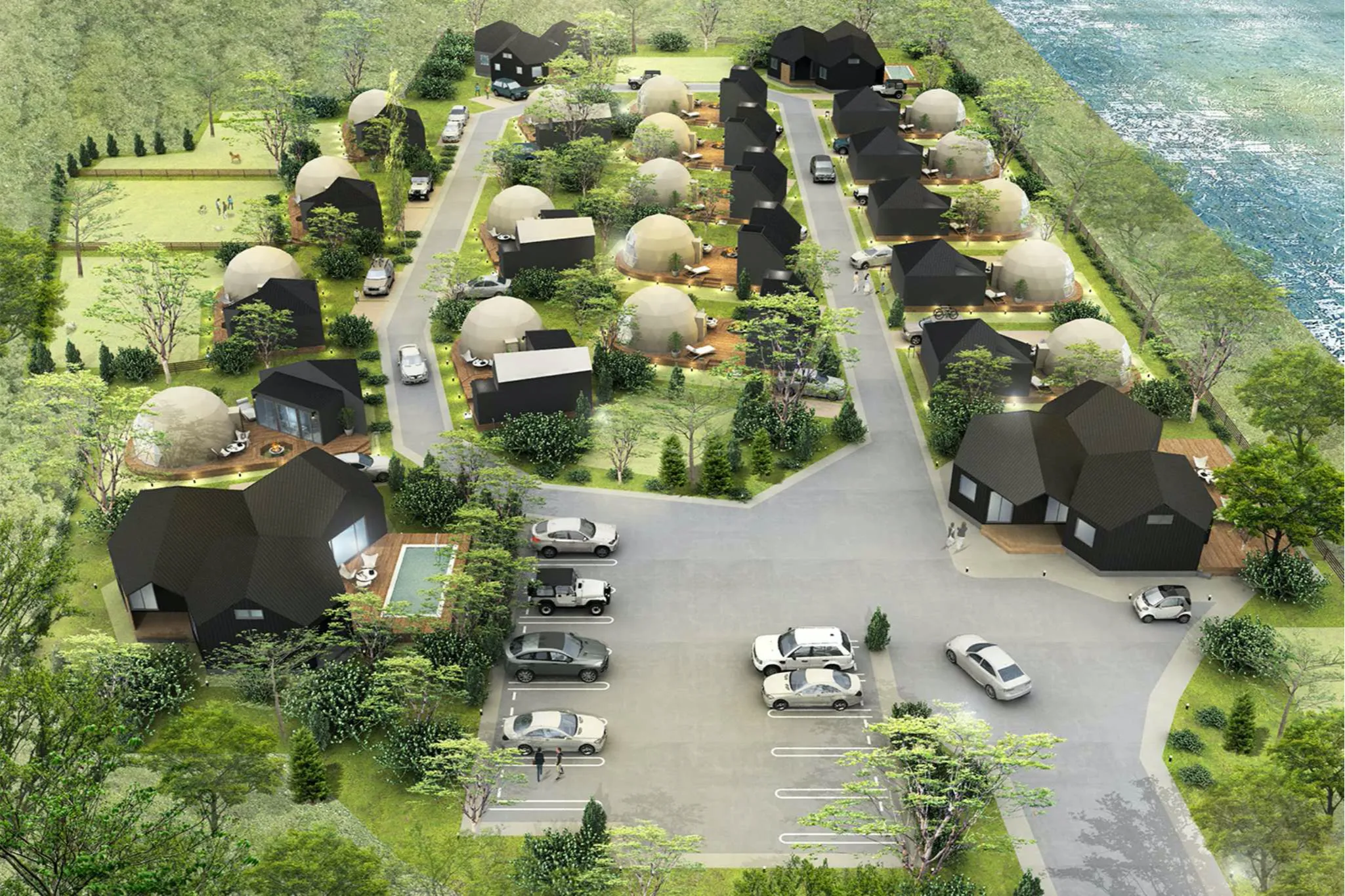 【千葉】関東最大級のグランピングリゾート「グランドーム千葉富津」誕生