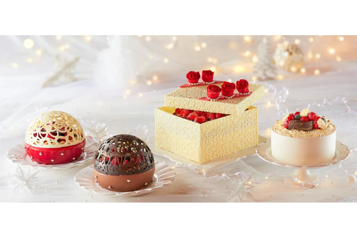 新宿プリンスホテルのクリスマスケーキ！“宝石箱”イメージのショート