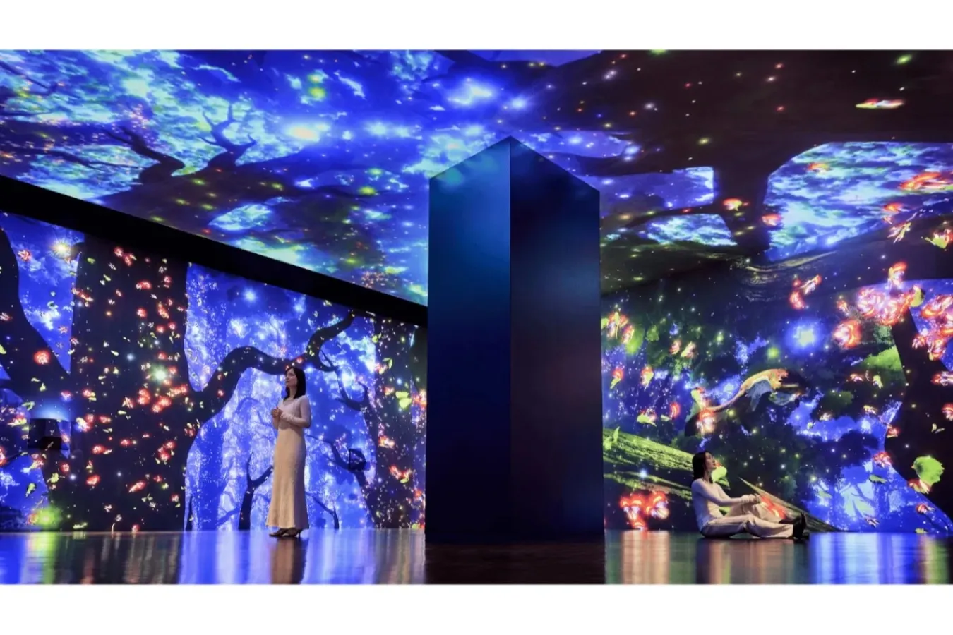 ▲原生林をテーマにした展示室「擬態する森」イメージ