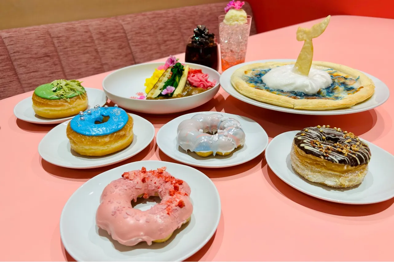 ▲カフェで用意されるメニューの一部（撮影：レッツエンジョイ東京編集部）