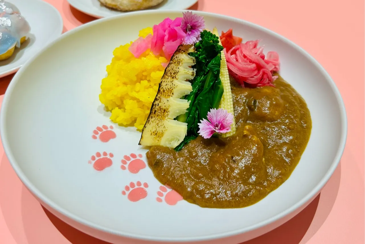 ▲「四季のカレー 春」（撮影：レッツエンジョイ東京編集部）