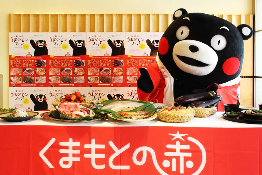 くまモンが銀座でPR！熊本食材「くまもとの赤」と銀座のシェフがコラボ「くまもとの赤　うまかモンフェア」開催！