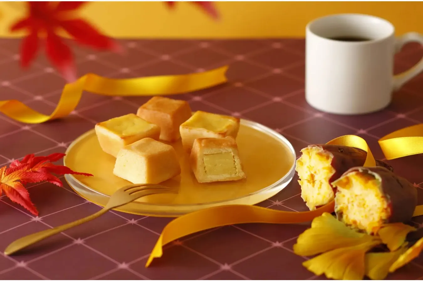 ▲「さつまいもチーズケーキ」